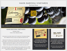 Tablet Screenshot of hahnbarossa.com